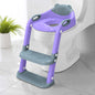 Purple Potty Training Seat Double Pedal Ladder